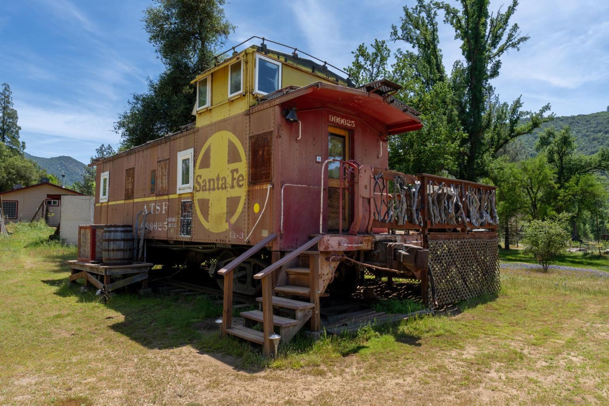 Villa Little Red Caboose Oakhurst Exterior foto