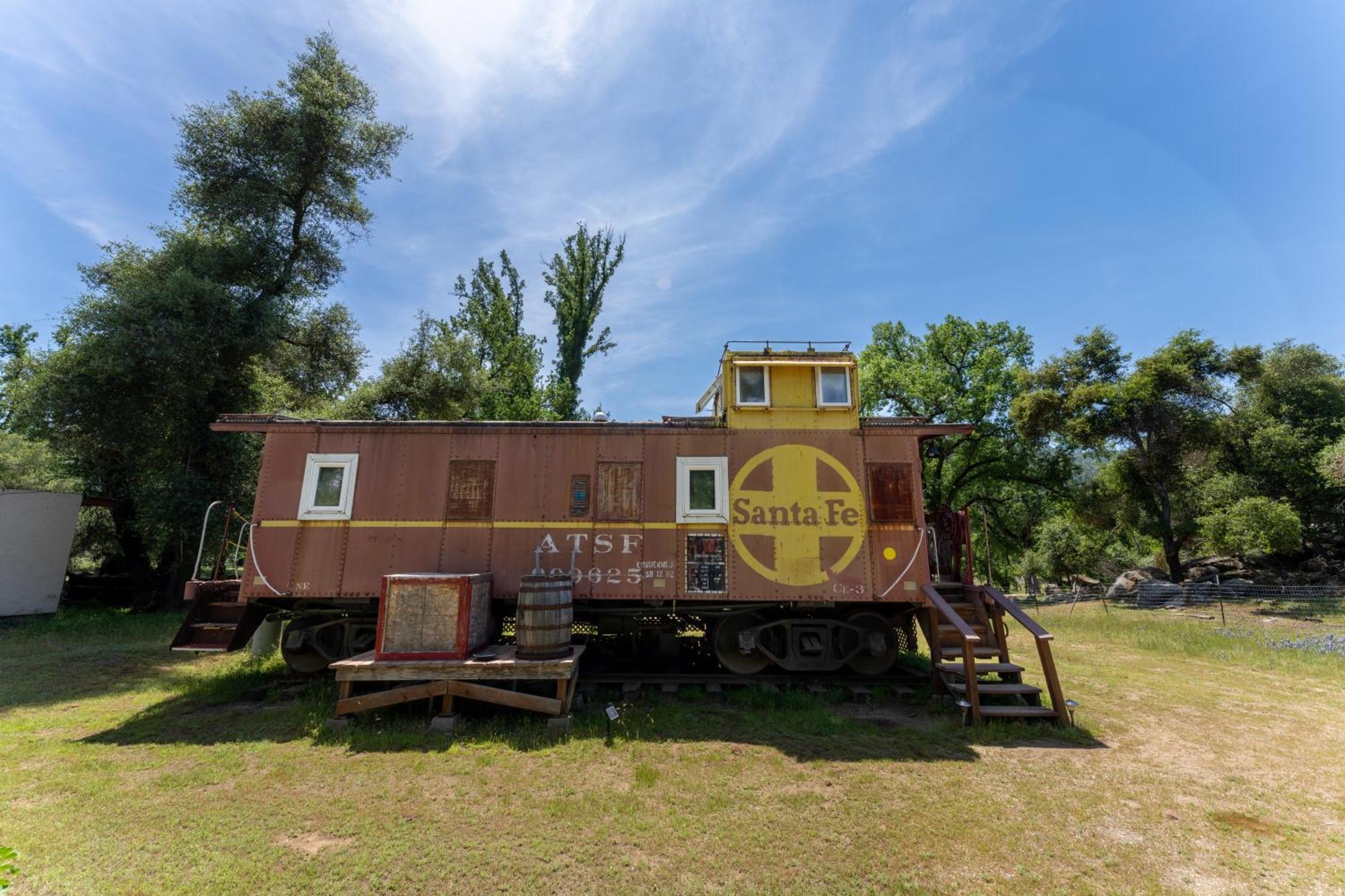 Villa Little Red Caboose Oakhurst Exterior foto