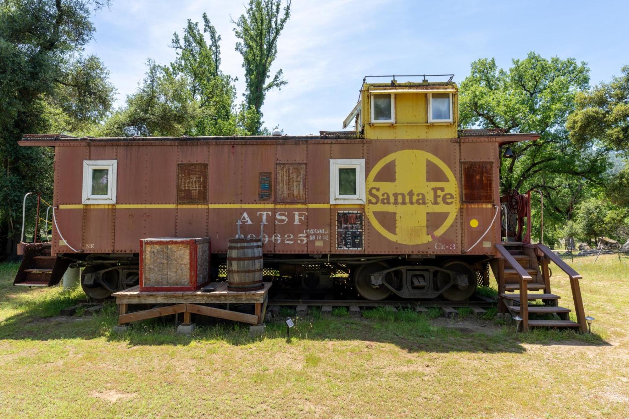 Villa Little Red Caboose Oakhurst Exterior foto