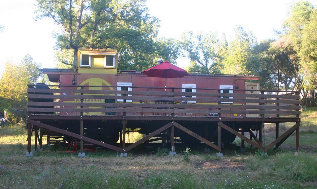 Villa Little Red Caboose Oakhurst Exterior foto